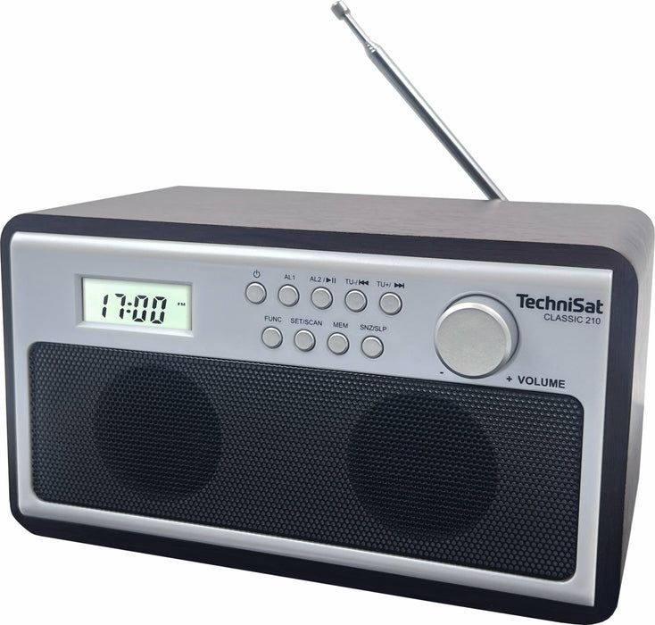 EAN 4019588765191 - TechniSat CLASSIC 210 Reloj Analógica Plata, Madera imagen 3