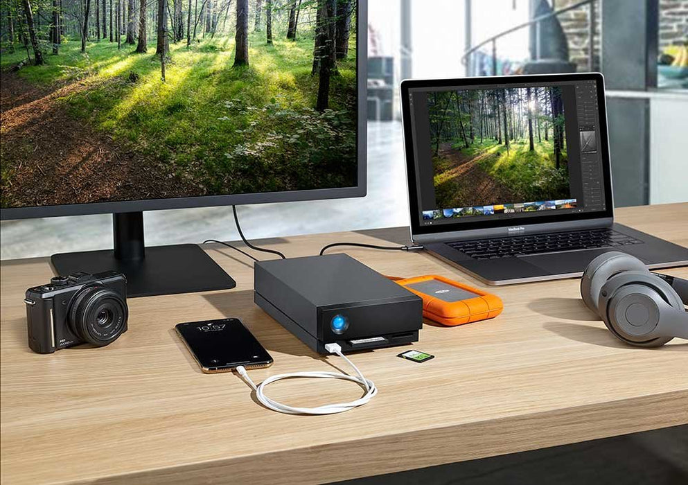 EAN 3660619406609 - LaCie 1big Dock disco duro externo 8 TB 7200 RPM 3.5" USB tipo A 3.2 Gen 1 (3.1 Gen 1) Negro imagen 11