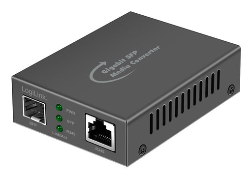 EAN 4052792075564 - LogiLink NMC001 convertidor de medio 1000 Mbit/s Negro imagen 1