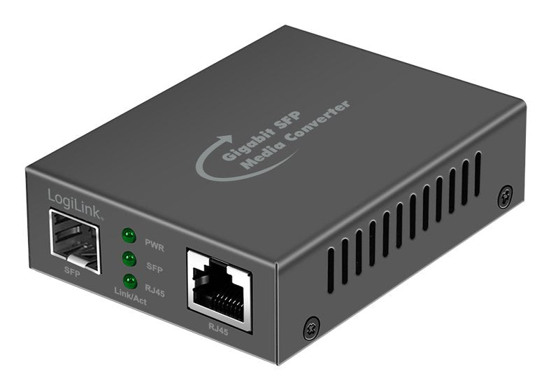 EAN 4052792075564 - LogiLink NMC001 convertidor de medio 1000 Mbit/s Negro imagen 1