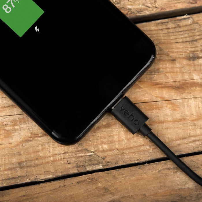 EAN 0742832884310 - Veho VCL-002-C-20CM cable USB 0,2 m USB A USB C Negro imagen 5