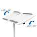 EAN 4052792059809 - LogiLink BP0067A mueble y soporte para dispositivo multimedia Blanco Mesita con ruedas para multimedia imagen 2