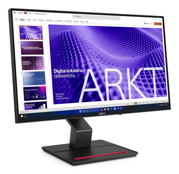 EAN 199273359837 - Lenovo ThinkVision T24D-4t pantalla para PC 60,5 cm (23.8") 1920 x 1080 Pixeles Full HD LCD Pantalla tácti imagen 4