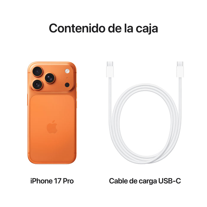 EAN 0195950627367 - Apple iPhone 17 Pro 16 cm (6.3") SIM doble iOS 26 5G USB Tipo C 256 GB Naranja imagen 8