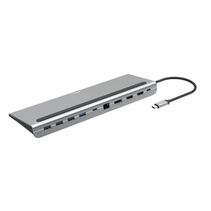 EAN 4047443470966 - Hama 00200100 base para portátil y replicador de puertos USB 3.2 Gen 1 (3.1 Gen 1) Type-C Antracita imagen 2