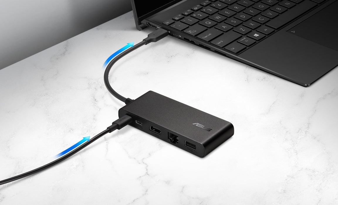 EAN 4711387429228 - ASUS Dual 4K USB-C Dock DC201 Alámbrico USB 3.2 Gen 2 (3.1 Gen 2) Type-C Negro imagen 8
