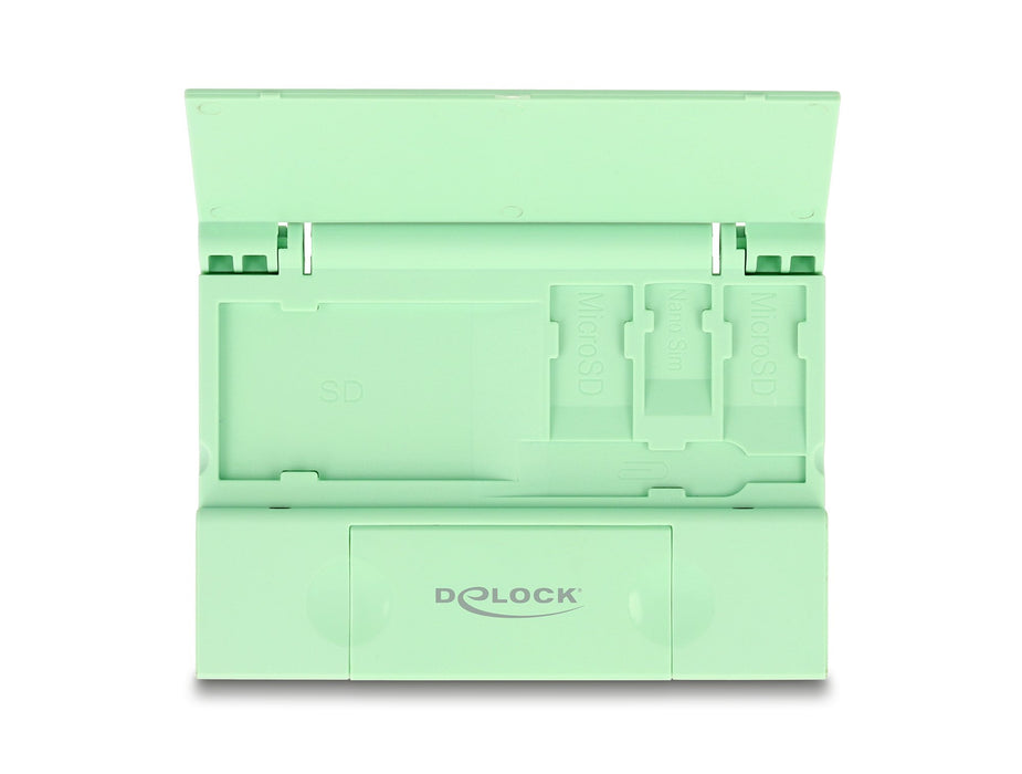 EAN 4043619910151 - DeLOCK 91015 lector de tarjeta USB 3.2 Gen 1 (3.1 Gen 1) Type-A/Type-C Color menta imagen 3