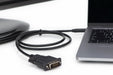EAN 4016032451358 - Digitus AK-300332-020-S adaptador de cable de vídeo 2 m USB Tipo C DVI-D Negro imagen 2