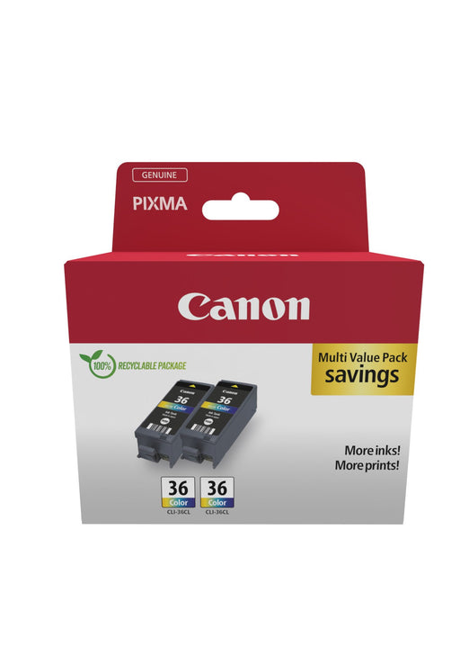 EAN 8714574679471 - Canon 1511B025 cartucho de tinta 2 pieza(s) Original Negro, Cian, Magenta, Amarillo imagen 1