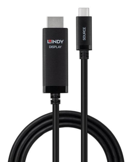 EAN 4002888434362 - Lindy 43436 adaptador de cable de vídeo 5 m USB Tipo C HDMI Negro imagen 2