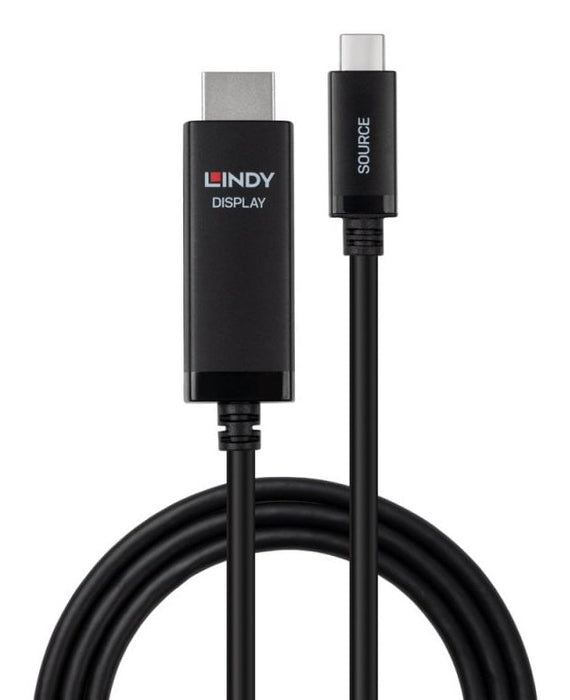 EAN 4002888434348 - Lindy 43434 adaptador de cable de vídeo 2 m USB Tipo C HDMI Negro imagen 5