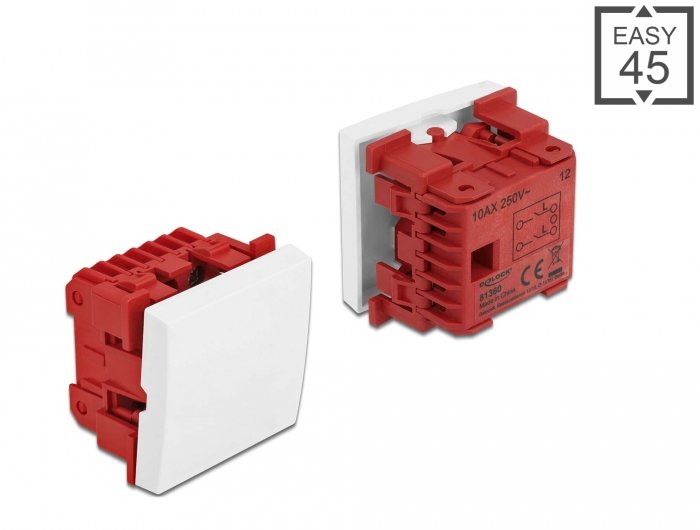 EAN 4043619813605 - DeLOCK Easy 45 Interruptor pulsador 2P imagen 1