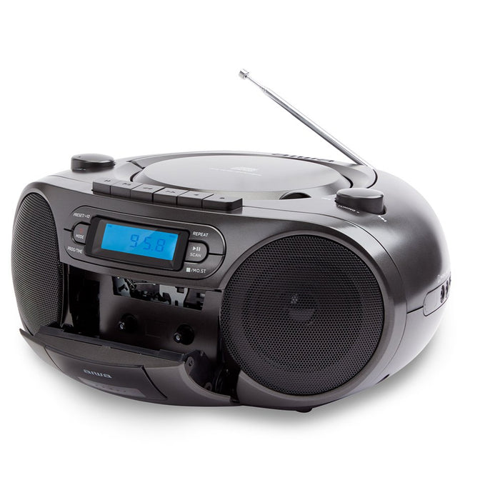 EAN 8435256897708 - Aiwa BBTC-550BK sistema estéreo portátil Digital 6 W FM, PLL Negro Reproducción MP3 imagen 3