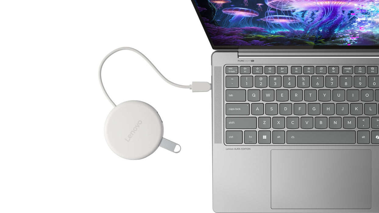 EAN 195892143123 - Lenovo Slim USB-C 3.2 Hub USB 3.2 Gen 2 (3.1 Gen 2) Type-C 10000 Mbit/s Gris imagen 7