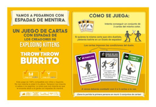 EAN 810083046464 - Asmodee EKISWRD01ES juego de tablero Vamos a pegarnos con espadas de mentira 20 min Juego de mesa Partido imagen 2