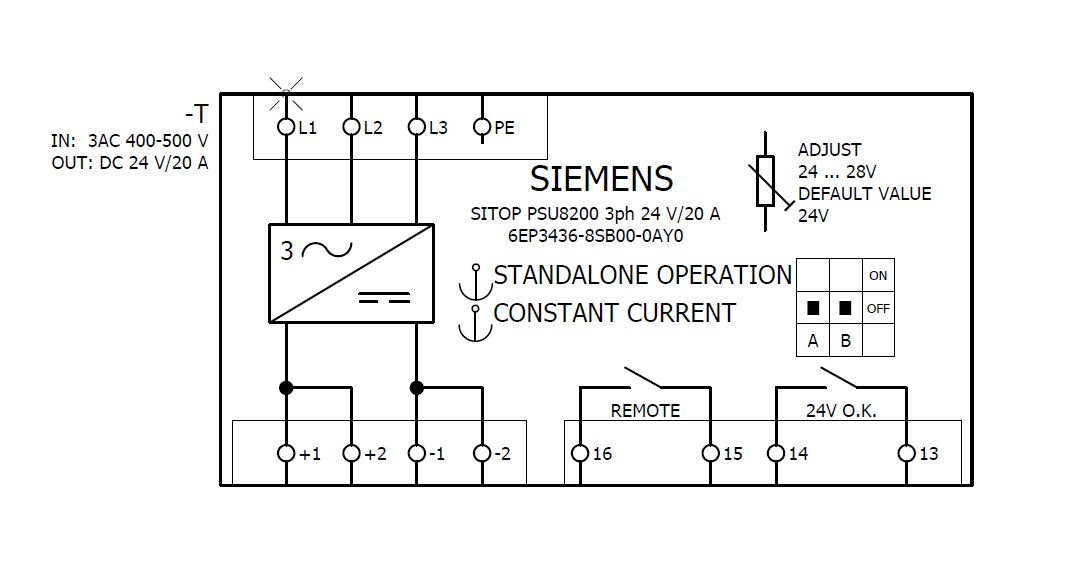 EAN 4025515154440 - Siemens 6EP3436-8SB00-0AY0 adaptador e inversor de corriente Interior Multicolor imagen 5
