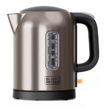 EAN 8432406580121 - Black & Decker BXKE2207E tetera eléctrica 1 L 2200 W Acero inoxidable imagen 1