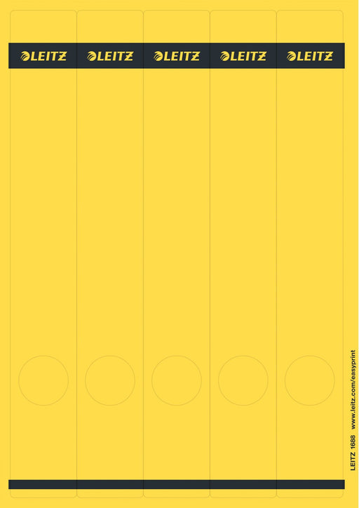 EAN 4002432330706 - Leitz 16880015 etiqueta autoadhesiva Rectángulo Amarillo 125 pieza(s) imagen 1