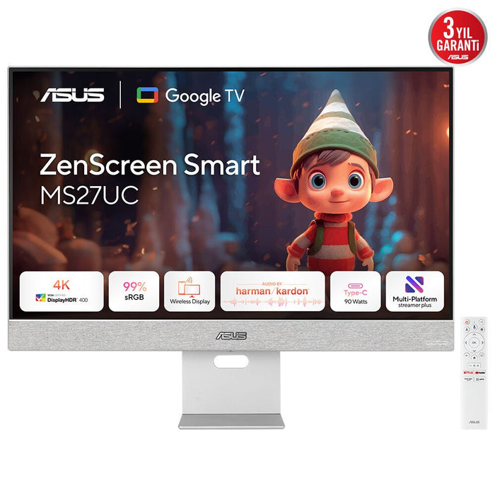 EAN 4711387634561 - ASUS ZenScreen Smart Monitor MS27UC pantalla para PC 68,6 cm (27") 3840 x 2160 Pixeles 4K Ultra HD LCD Gr imagen 1