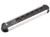 EAN 4016514013135 - Bachmann 331.014 base múltiple 1,75 m 6 salidas AC Interior Aluminio, Negro imagen 3
