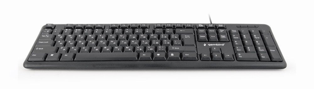 EAN 8716309083997 - Gembird KB-U-103-RU teclado Oficina USB QWERTY Inglés, Ruso Negro imagen 2