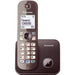 EAN 5025232731770 - Panasonic KX-TG6811GA teléfono Teléfono DECT Identificador de llamadas Marrón imagen 2