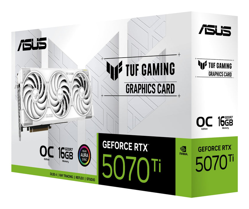 EAN 4711636066334 - ASUS TUF Gaming TUF-RTX5070TI-O16G-WHITE-GAMING NVIDIA GeForce RTX 5070 Ti 16 GB GDDR7 imagen 9