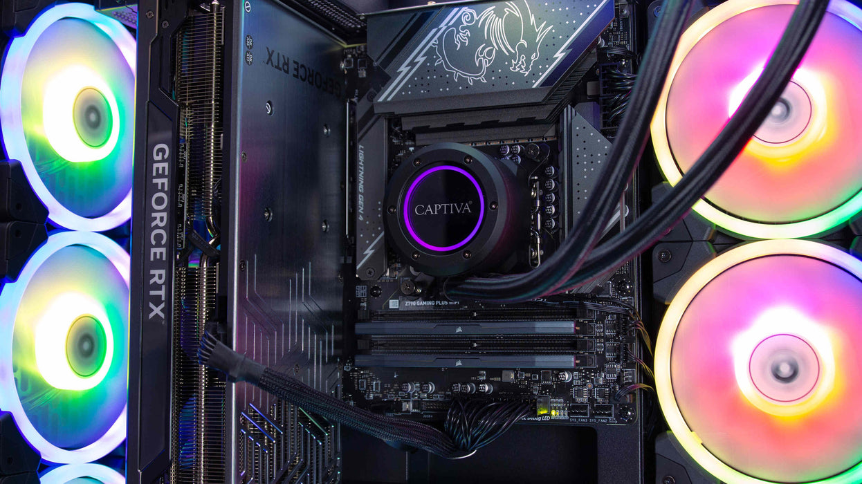 EAN 4046373902844 - CAPTIVA PC Ultimate Gaming R90-284 (Ryzen 9 9900X3D/RTX5090 32GB GDDR7/SSD 2TB+2TB/128GB/WLAN/Windows 11  imagen 8