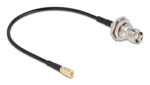 EAN 4043619907243 - DeLOCK 90724 cable coaxial RG-174 0,2 m TNC SMB Negro, Oro, Plata imagen 2