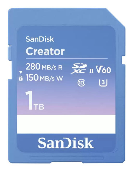 EAN 0619659216597 - SanDisk Creator 1 TB SDXC UHS-II Clase 10 imagen 1