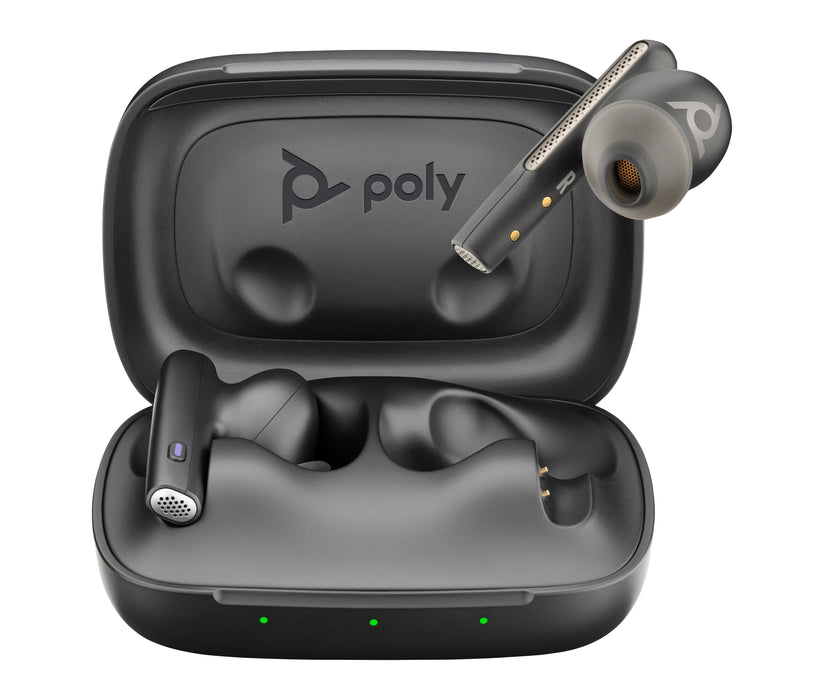 EAN 0017229179042 - HP Poly Voyager Free 60 UC M Carbon Black Earbuds +BT700 USB-A Adapter +Basic Charge Case Auriculares Ina imagen 8