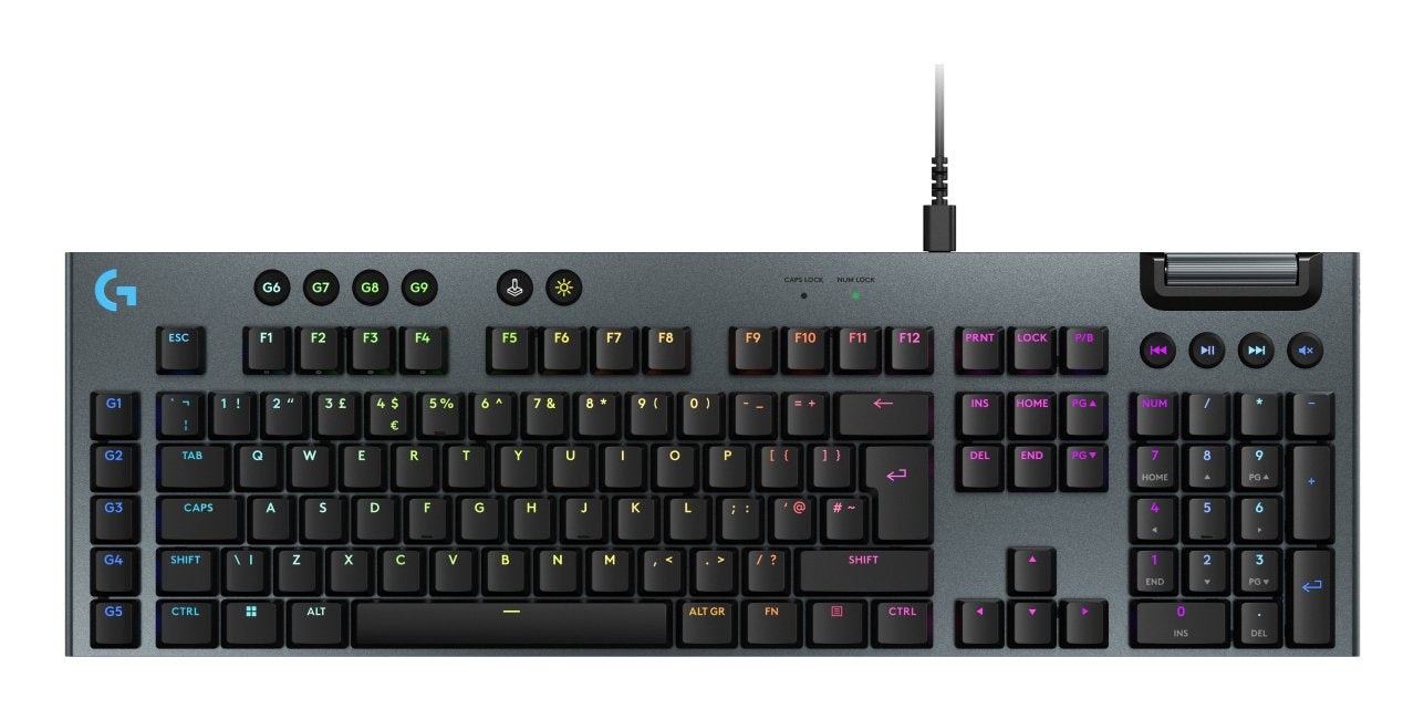 EAN 5099206124615 - Logitech G G915 X teclado Juego USB QWERTY Inglés del Reino Unido Negro imagen 1