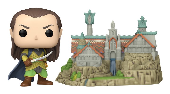 EAN 0889698837873 - FUNKO POP! Town Lord Elrond with Rivendell imagen 1