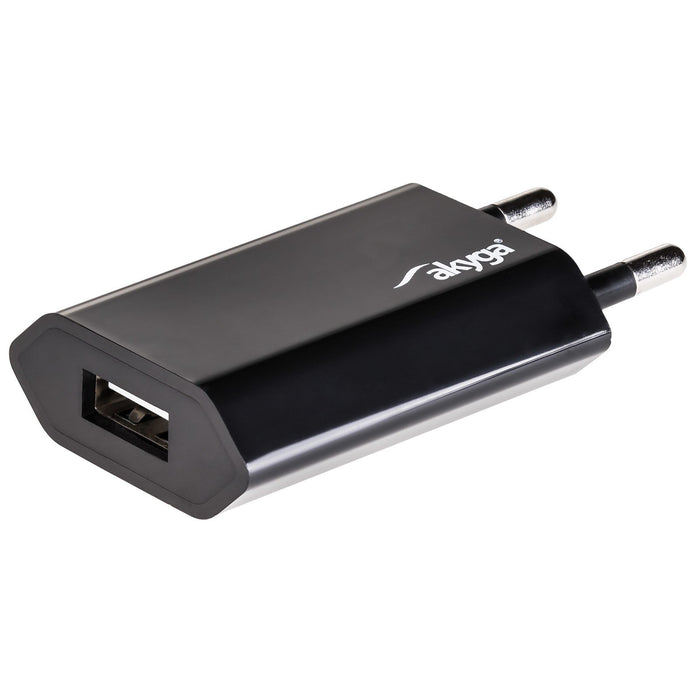EAN 5901720133205 - Akyga AK-CH-03BK cargador de dispositivo móvil Smartphone, Tableta Negro Corriente alterna, CC Interior imagen 1