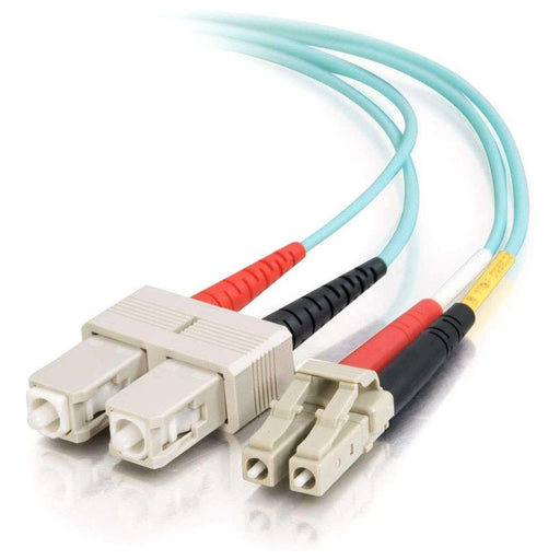 EAN 757120855378 - C2G 85537 Cable de fibra óptica e InfiniBand 15 m LC SC OFNR Turquesa imagen 1