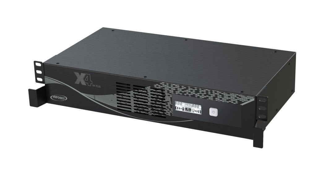 EAN 3700085660614 - Infosec X4 600 RM Plus sistema de alimentación ininterrumpida (UPS) Línea interactiva 0,6 kVA 360 W 6 sal imagen 2