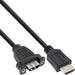 EAN 4043718261345 - InLine 17500B adaptador de cable de vídeo 0,6 m HDMI tipo A (Estándar) Negro imagen 1