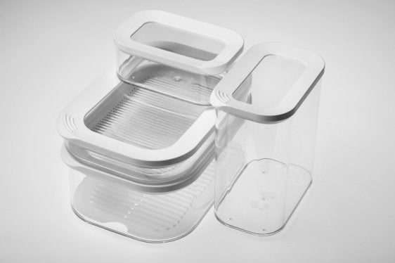EAN 8711269849621 - Rosti Mepal Modula Rectangular Caja 1 L Transparente, Blanco 1 pieza(s) imagen 5