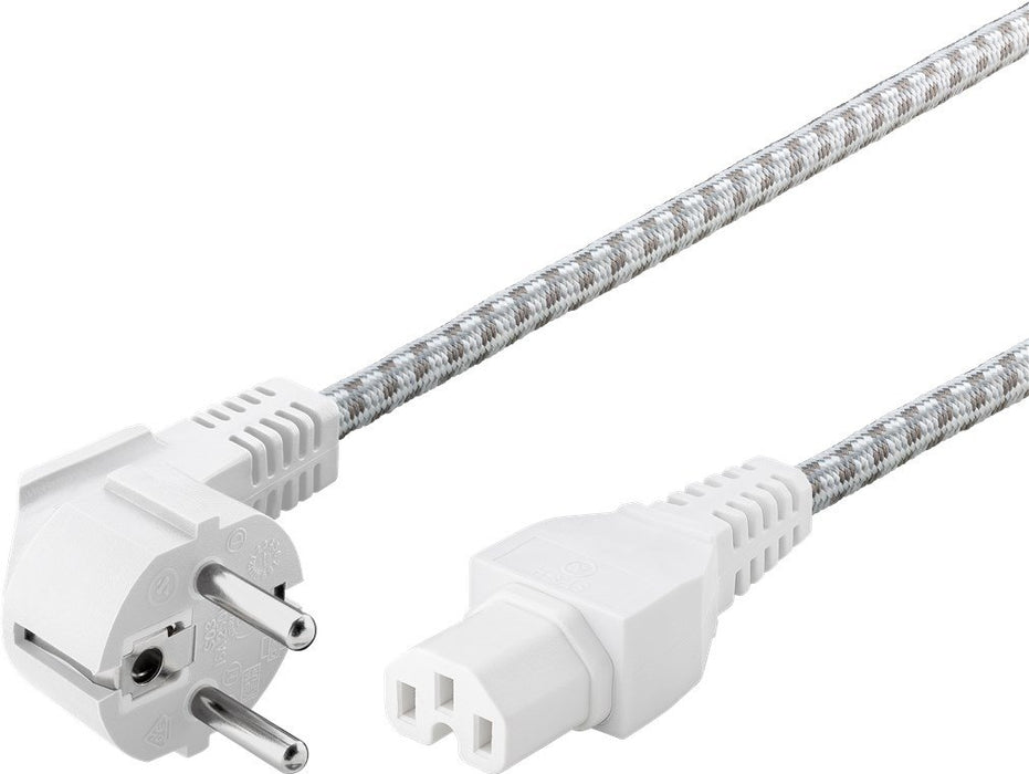 EAN 4040849933141 - Goobay 93314 cable de transmisión Blanco 2 m Enchufe tipo F C15 acoplador imagen 2