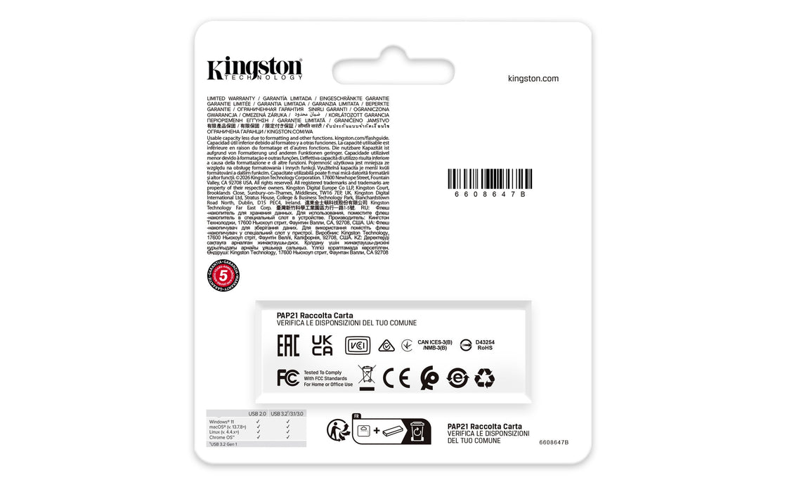 EAN 740617353679 - Kingston Technology DataTraveler Exodia unidad flash USB USB tipo A 3.2 Gen 1 (3.1 Gen 1) imagen 6