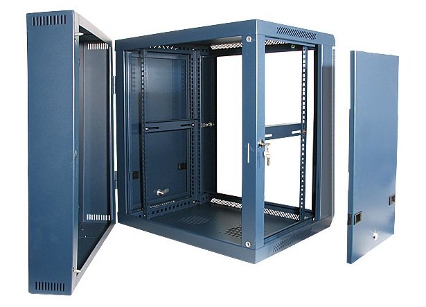 EAN 5605922006564 - Phasak PA 3106 armario rack 6U Bastidor de pared Azul imagen 3