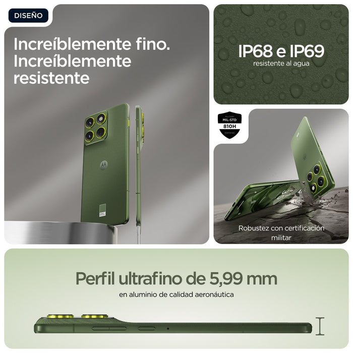 EAN 8033779083990 - Motorola edge 70 17 cm (6.7") SIM doble Android 16.0 5G USB Tipo C 12 GB 512 GB 4800 mAh Verde imagen 13