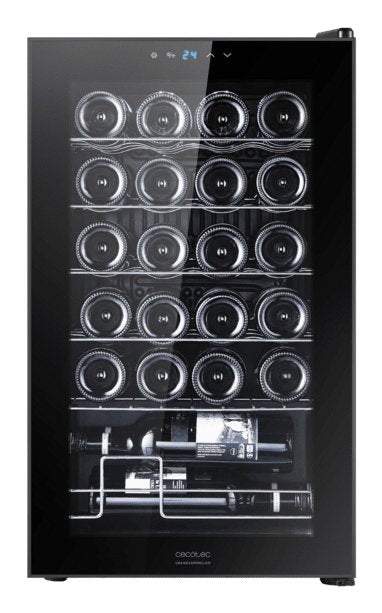 EAN 8435484001243 - Cecotec 00124 enfriador de vino Nevera de vino Independiente Negro 24 botella(s) imagen 2