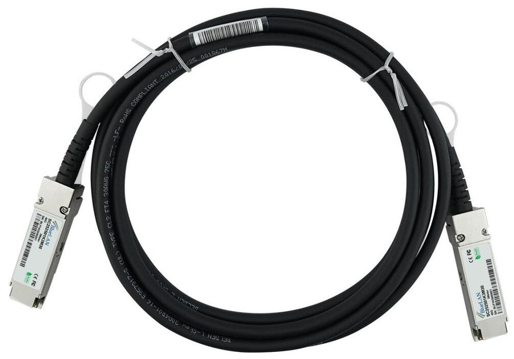 EAN 4063232256498 - BlueOptics 40GBASE-CR4- PQSFPXA3MBU-BL Cable de fibra óptica e InfiniBand 3 m QSFP Negro, Plata imagen 1