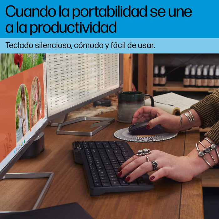 EAN 197192768143 - HP 475 Dual-Mode Wireless Keyboard teclado Universal Bluetooth Negro imagen 6