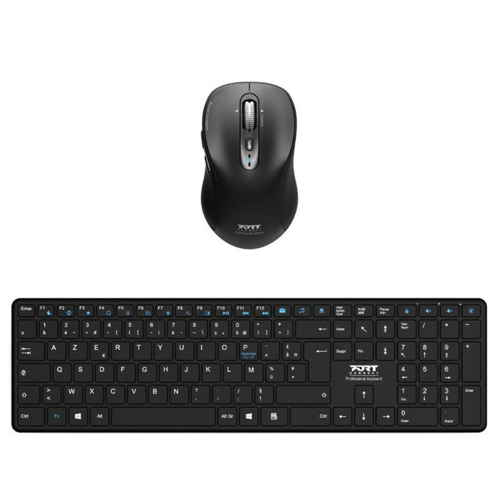 EAN 3567042030503 - Port Designs 900907RFR teclado Ratón incluido Hogar Bluetooth AZERTY Francés Negro imagen 1