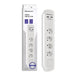 EAN 5901878502823 - Qoltec 50282 limitador de tensión Blanco 4 salidas AC 230 V 1,8 m imagen 7