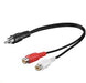 EAN 5711045152108 - Microconnect AUDC02 cable de audio 0,2 m RCA 2 x RCA Negro imagen 1