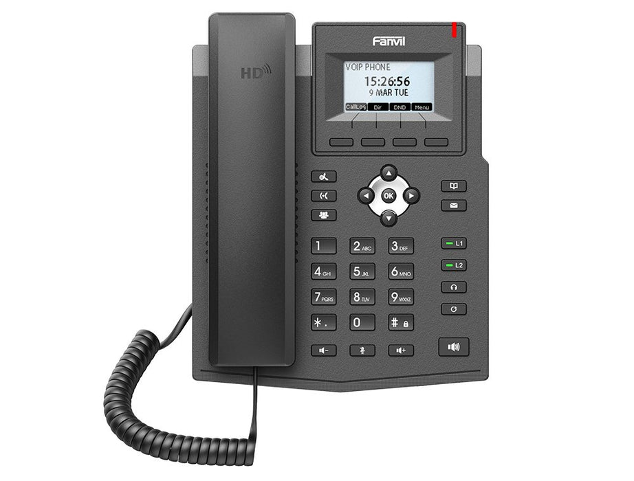 EAN 6937295602647 - Fanvil X3S LITE teléfono IP Negro 2 líneas LCD imagen 2