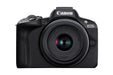EAN 4549292205060 - Canon EOS R50, Black + RF-S 18-45 IS STM + RF-S 55-210mm F5-7.1 IS STM Kit MILC 24,2 MP CMOS 6000 x 4000  imagen 1